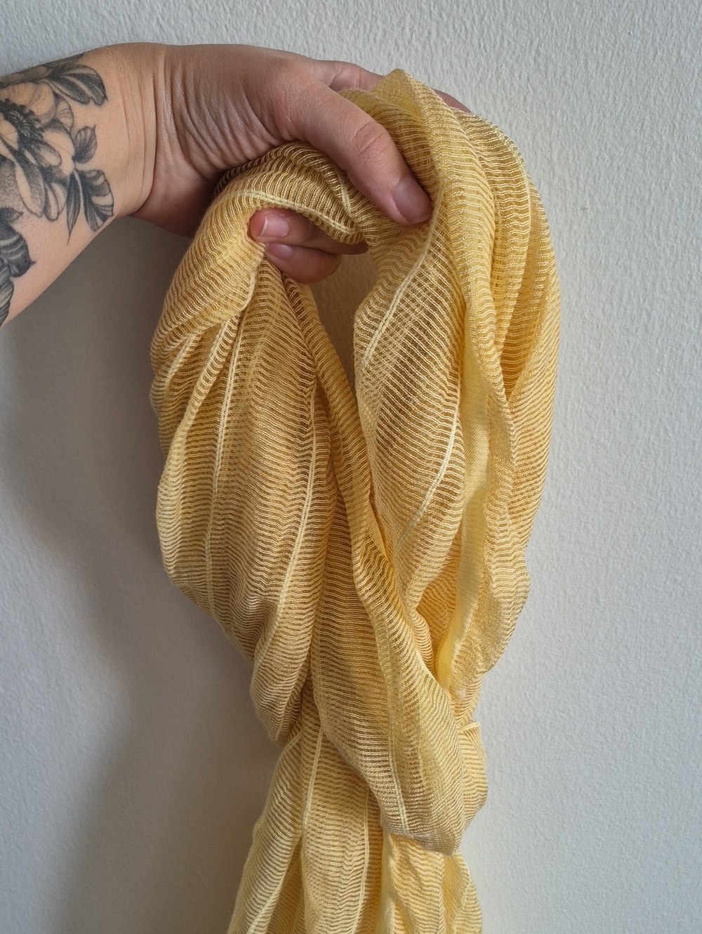 Lightweight Yellow Women’s Scarf